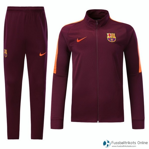 Barcelona Trainingsanzug 2017/18 Braun Fussballtrikots Günstig